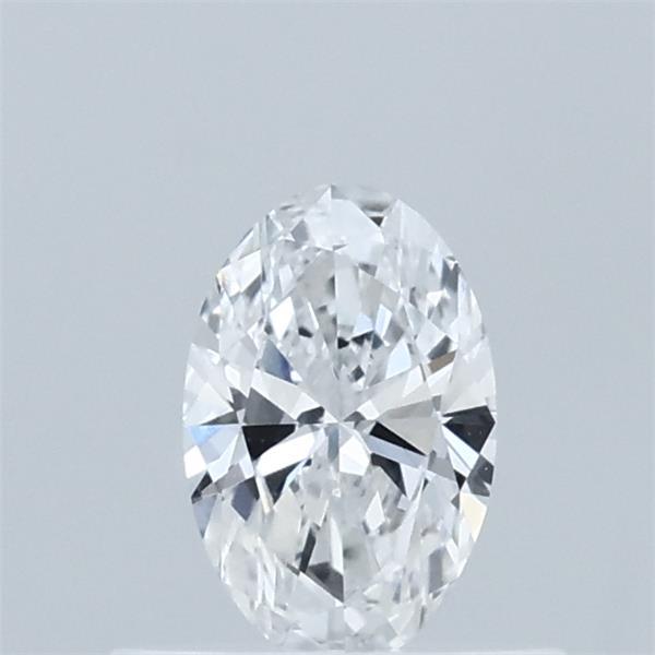 0.38 Carat Oval Lab Grown Diamond, Very Good Polish, D Color, VVS2 Clarity