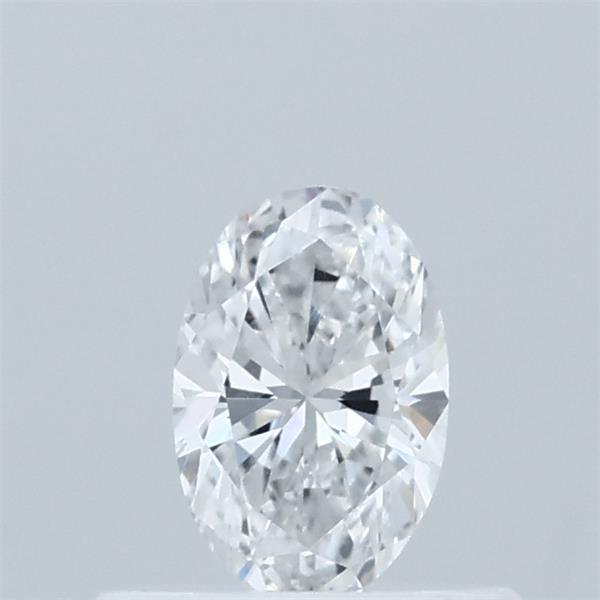0.38 Carat Oval Lab Grown Diamond, Very Good Polish, D Color, VVS2 Clarity