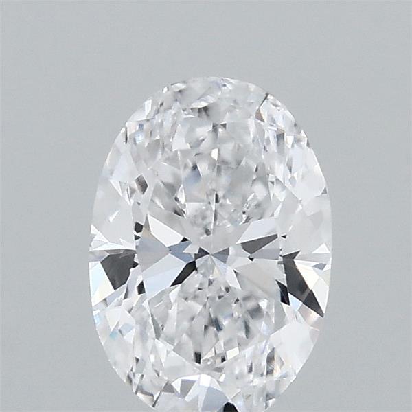 0.38 Carat Oval Lab Grown Diamond, Very Good Polish, D Color, VVS2 Clarity