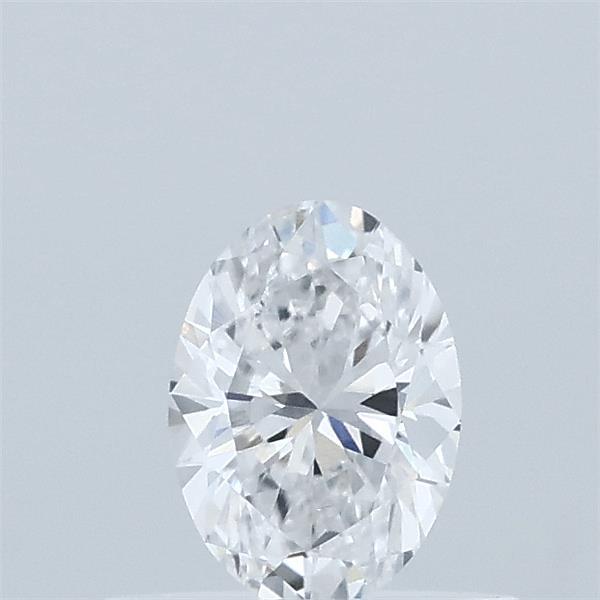 0.39 Carat Oval Lab Grown Diamond, Very Good Polish, D Color, VS1 Clarity