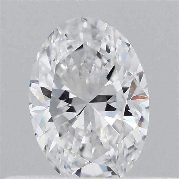 0.39 Carat Oval Lab Grown Diamond, Very Good Polish, D Color, VS1 Clarity