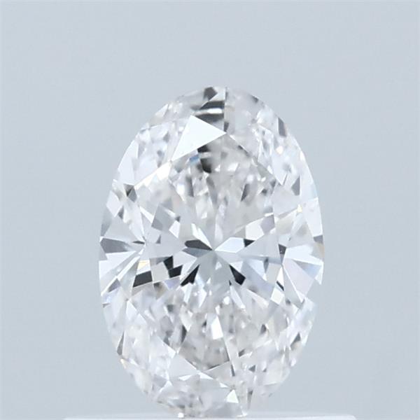 0.55 Carat Oval Lab Grown Diamond, Very Good Polish, E Color, VVS2 Clarity