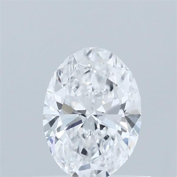 0.56 Carat Oval Lab Grown Diamond, Very Good Polish, D Color, VVS2 Clarity