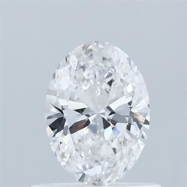 0.56 Carat Oval Lab Grown Diamond, Very Good Polish, E Color, VVS2 Clarity
