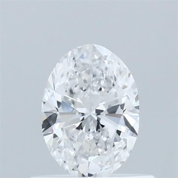 0.57 Carat Oval Lab Grown Diamond, Very Good Polish, D Color, VS1 Clarity