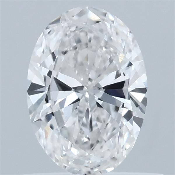 0.57 Carat Oval Lab Grown Diamond, Very Good Polish, E Color, VVS2 Clarity