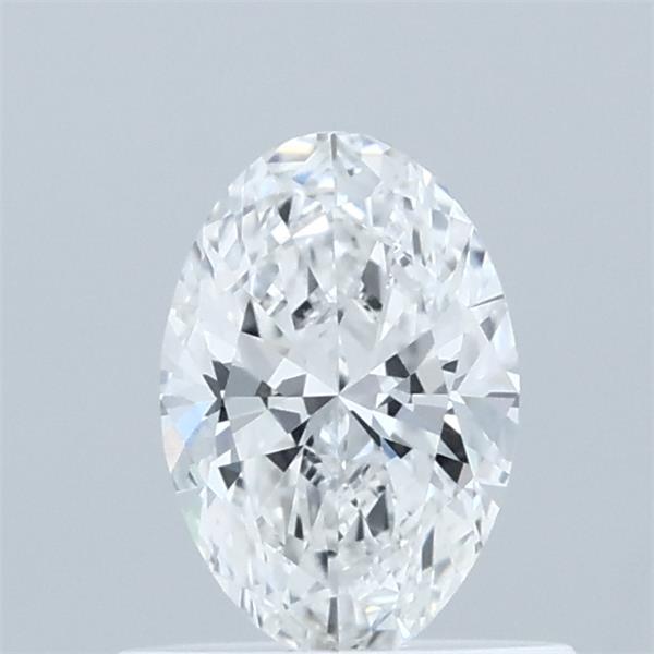 0.58 Carat Oval Lab Grown Diamond, Very Good Polish, E Color, VVS2 Clarity