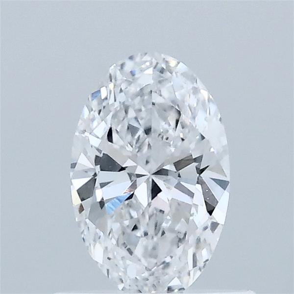 0.60 Carat Oval Lab Grown Diamond, Very Good Polish, D Color, VS1 Clarity