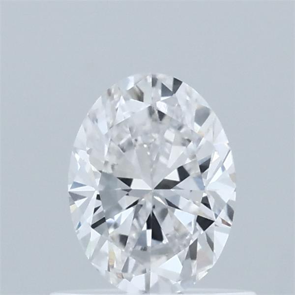 0.61 Carat Oval Lab Grown Diamond, Very Good Polish, D Color, VS1 Clarity