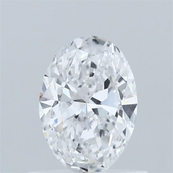 0.61 Carat Oval Lab Grown Diamond, Very Good Polish, D Color, VVS2 Clarity