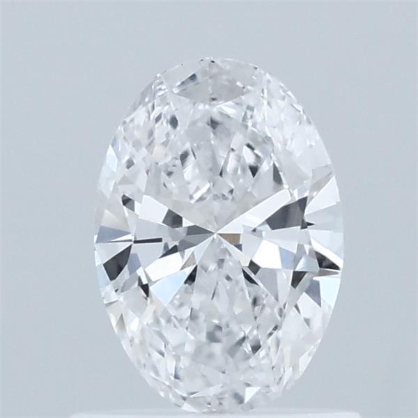 0.69 Carat Oval Lab Grown Diamond, Very Good Polish, D Color, VVS2 Clarity