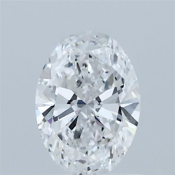 0.70 Carat Oval Lab Grown Diamond, Very Good Polish, D Color, VVS2 Clarity