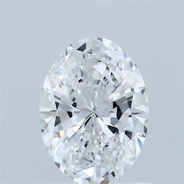 0.70 Carat Oval Lab Grown Diamond, Very Good Polish, D Color, VVS2 Clarity