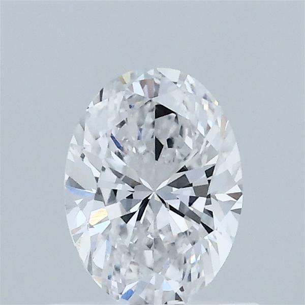 0.71 Carat Oval Lab Grown Diamond, Very Good Polish, D Color, VVS2 Clarity