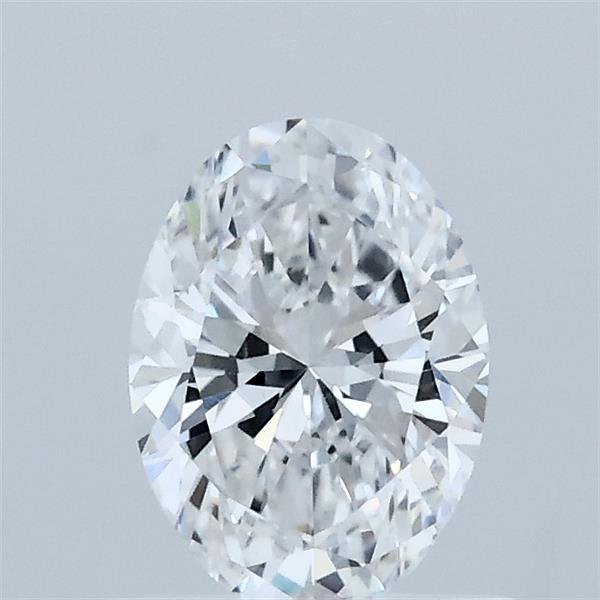 0.72 Carat Oval Lab Grown Diamond, Very Good Polish, D Color, VVS2 Clarity