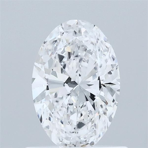0.73 Carat Oval Lab Grown Diamond, Very Good Polish, D Color, VVS1 Clarity