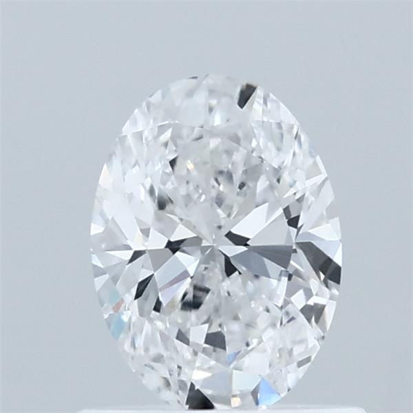 0.73 Carat Oval Lab Grown Diamond, Very Good Polish, D Color, VVS2 Clarity