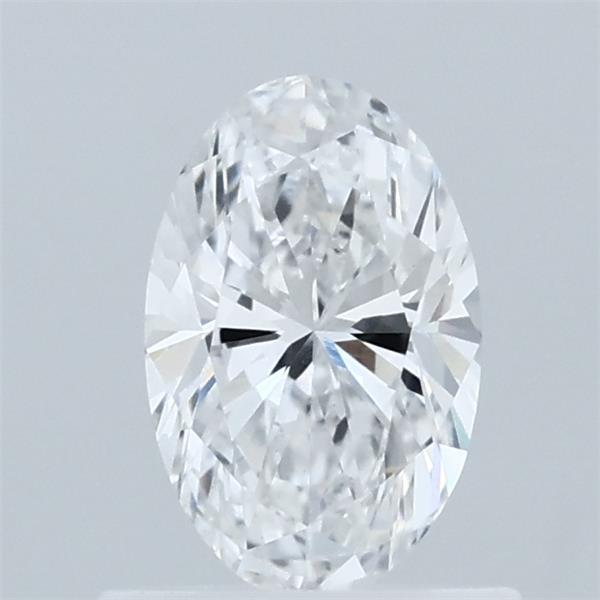 0.74 Carat Oval Lab Grown Diamond, Very Good Polish, D Color, VVS2 Clarity