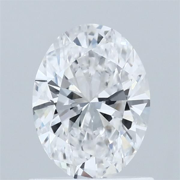 0.88 Carat Oval Lab Grown Diamond, Very Good Polish, D Color, VS1 Clarity