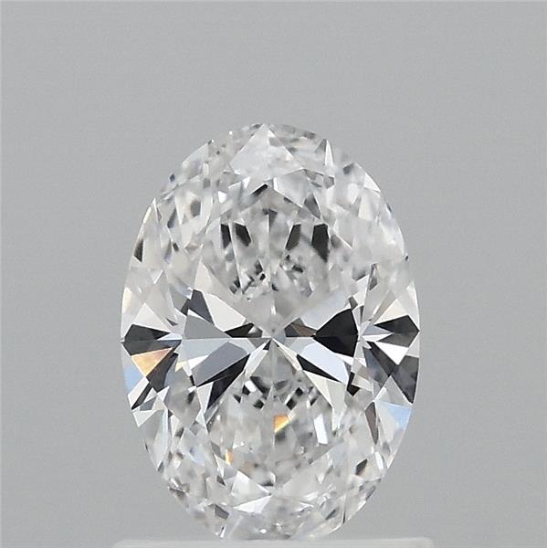 0.92 Carat Oval Lab Grown Diamond, Excellent Polish, D Color, VVS1 Clarity