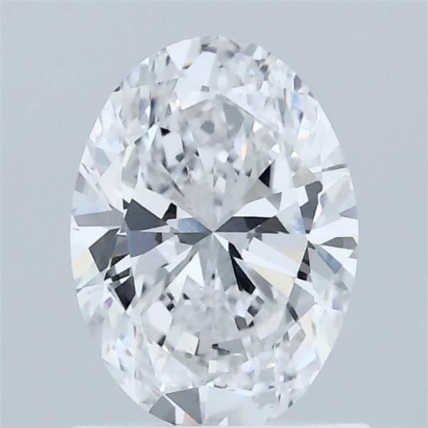 0.99 Carat Oval Lab Grown Diamond, Very Good Polish, D Color, VS1 Clarity
