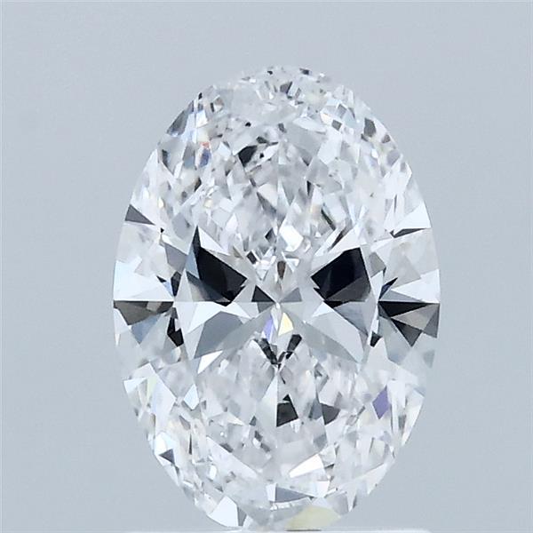 1.00 Carat Oval Lab Grown Diamond, Excellent Polish, D Color, VS1 Clarity