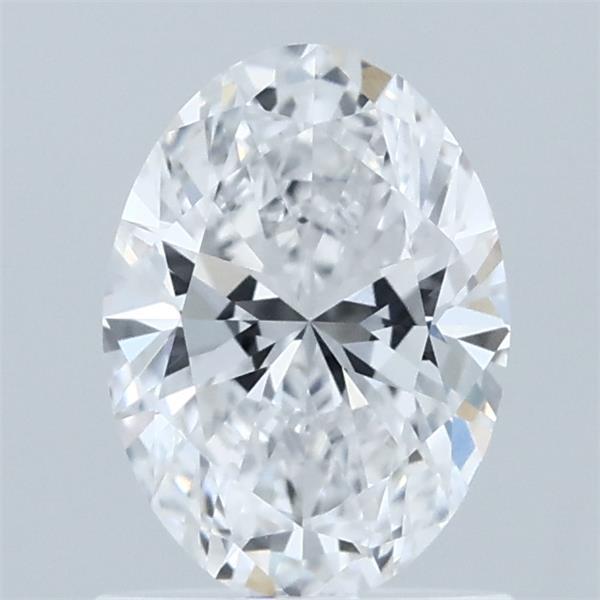 1.00 Carat Oval Lab Grown Diamond, Excellent Polish, D Color, VVS1 Clarity