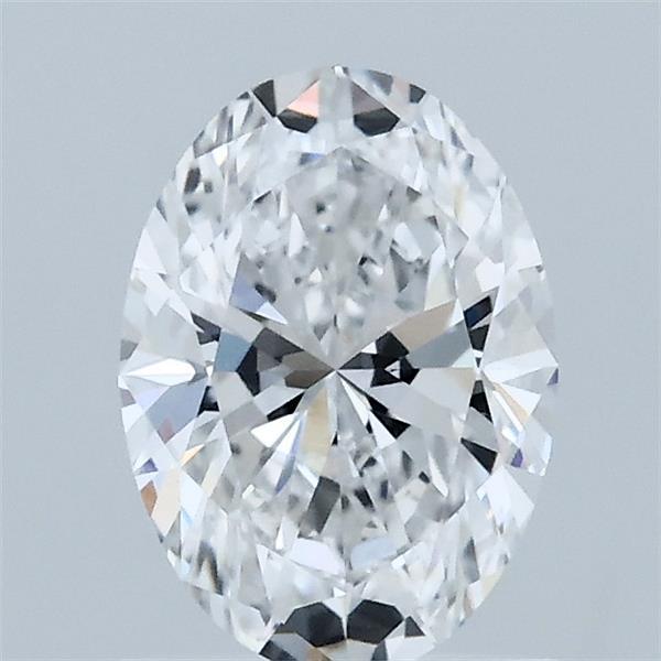 1.00 Carat Oval Lab Grown Diamond, Excellent Polish, D Color, VVS1 Clarity