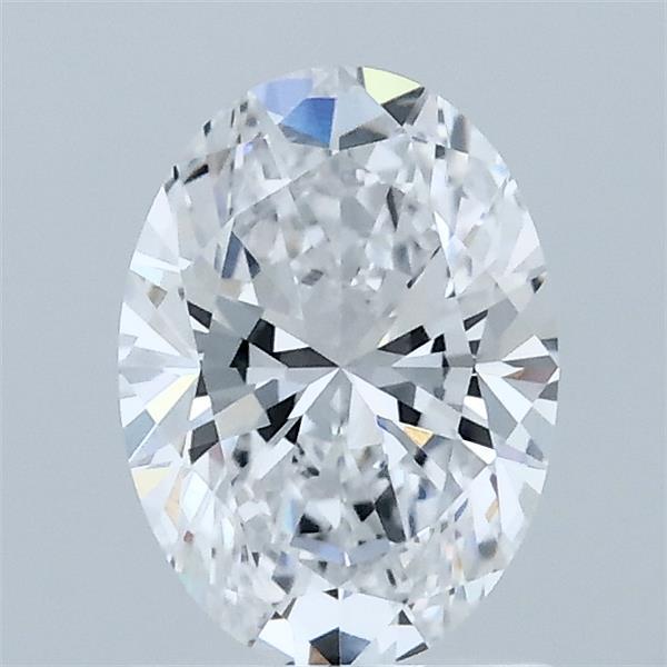 1.00 Carat Oval Lab Grown Diamond, Excellent Polish, D Color, VVS1 Clarity