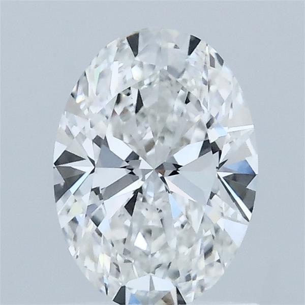 1.00 Carat Oval Lab Grown Diamond, Excellent Polish, E Color, VVS1 Clarity