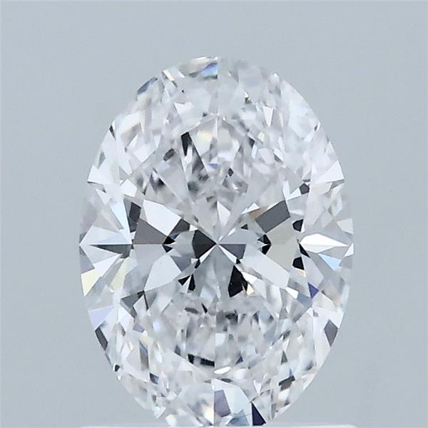 1.02 Carat Oval Lab Grown Diamond, Excellent Polish, D Color, VVS1 Clarity
