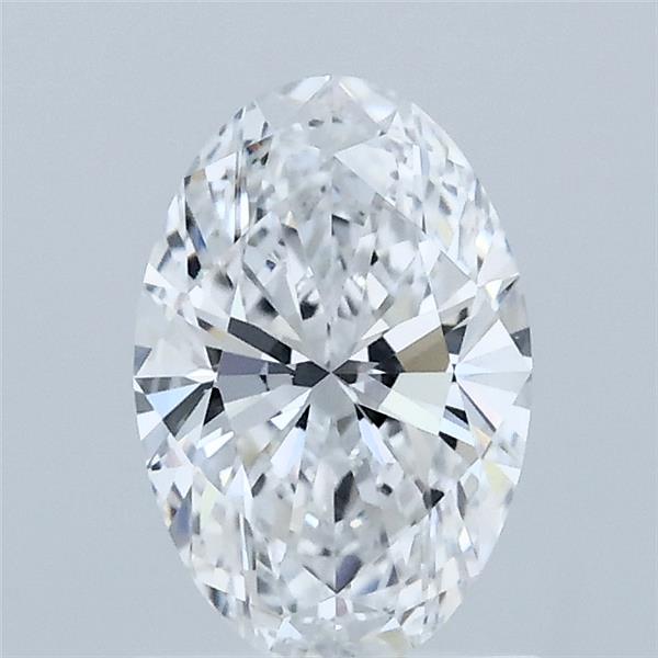 1.02 Carat Oval Lab Grown Diamond, Excellent Polish, D Color, VVS1 Clarity