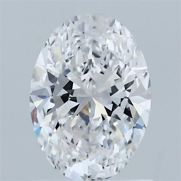 1.03 Carat Oval Lab Grown Diamond, Excellent Polish, D Color, VVS1 Clarity