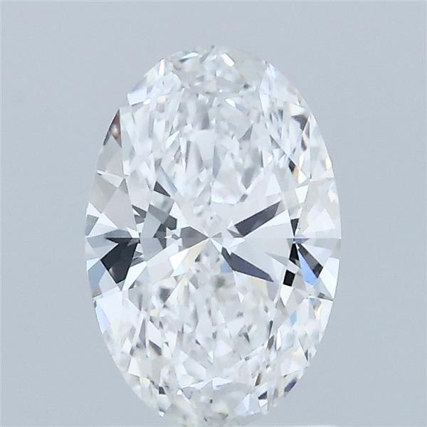 1.03 Carat Oval Lab Grown Diamond, Excellent Polish, D Color, VVS1 Clarity
