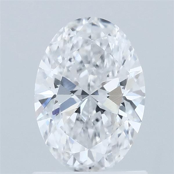 1.03 Carat Oval Lab Grown Diamond, Excellent Polish, D Color, VVS1 Clarity