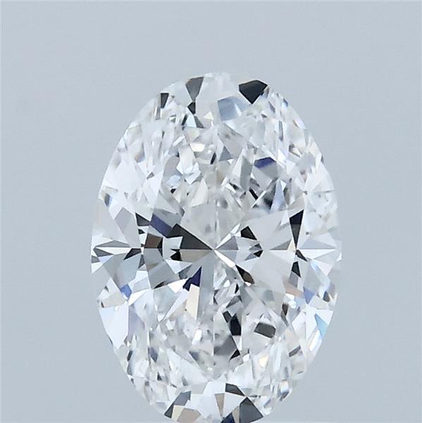 1.05 Carat Oval Lab Grown Diamond, Excellent Polish, D Color, VVS2 Clarity