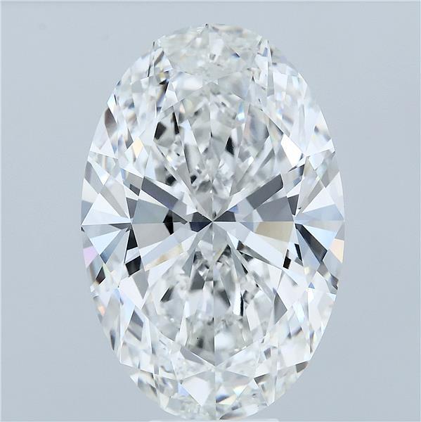 10.56 Carat Oval Lab Grown Diamond, Excellent Polish, F Color, VVS2 Clarity