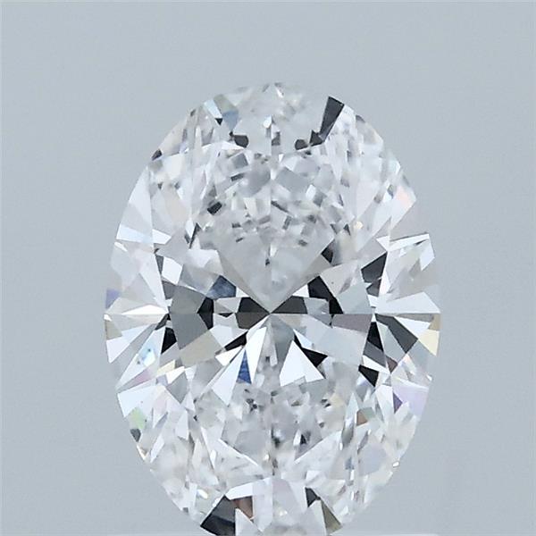 1.06 Carat Oval Lab Grown Diamond, Excellent Polish, D Color, VS1 Clarity