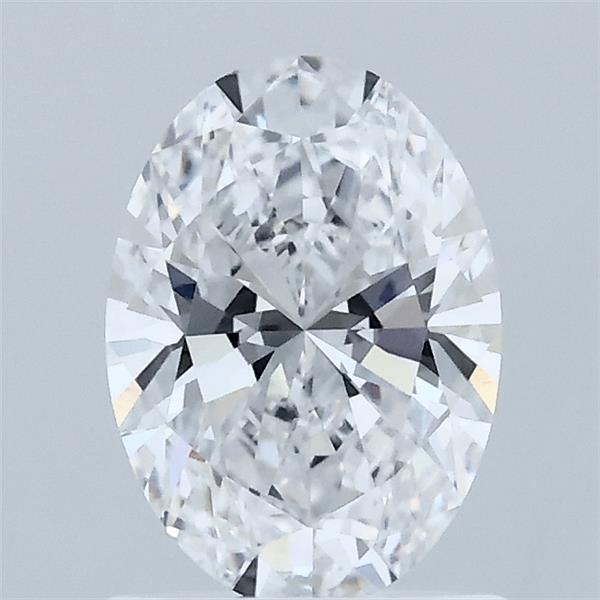 1.06 Carat Oval Lab Grown Diamond, Excellent Polish, D Color, VS1 Clarity