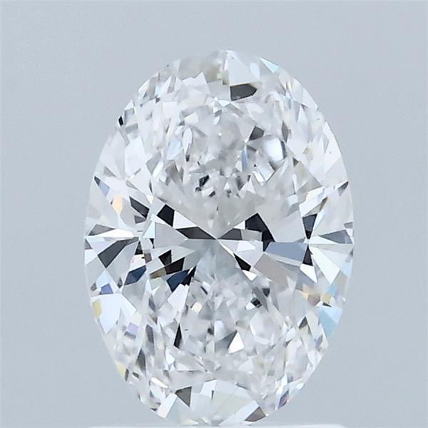 1.06 Carat Oval Lab Grown Diamond, Excellent Polish, D Color, VS1 Clarity