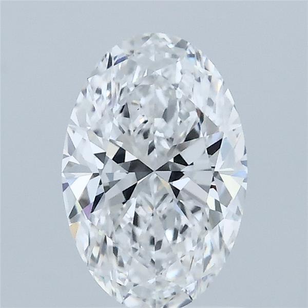 1.06 Carat Oval Lab Grown Diamond, Excellent Polish, D Color, VS1 Clarity