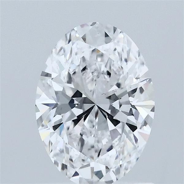 1.07 Carat Oval Lab Grown Diamond, Excellent Polish, D Color, VS2 Clarity