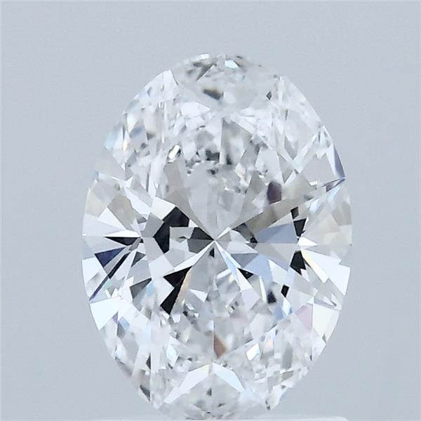 1.08 Carat Oval Lab Grown Diamond, Excellent Polish, D Color, VVS2 Clarity