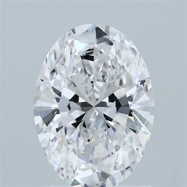 1.09 Carat Oval Lab Grown Diamond, Excellent Polish, D Color, VS1 Clarity