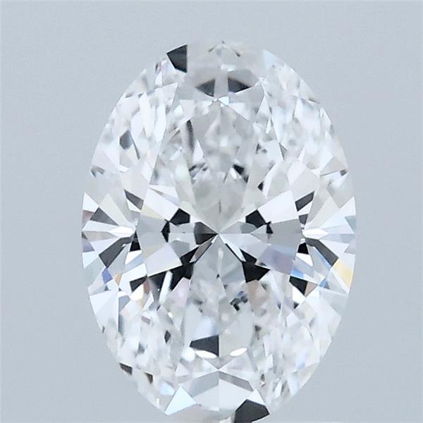 1.09 Carat Oval Lab Grown Diamond, Excellent Polish, D Color, VVS1 Clarity