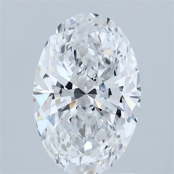 1.09 Carat Oval Lab Grown Diamond, Excellent Polish, D Color, VVS1 Clarity