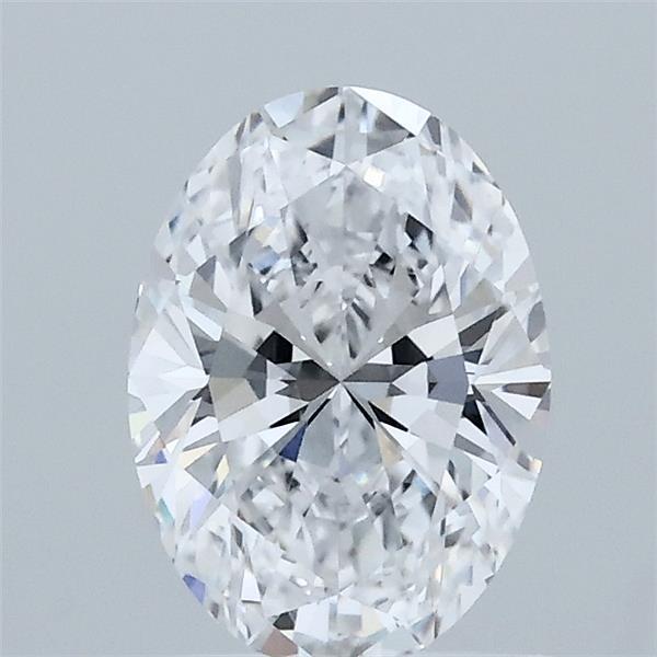 1.09 Carat Oval Lab Grown Diamond, Excellent Polish, D Color, VVS1 Clarity