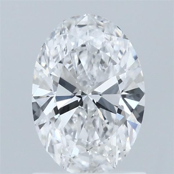 1.09 Carat Oval Lab Grown Diamond, Excellent Polish, D Color, VVS2 Clarity