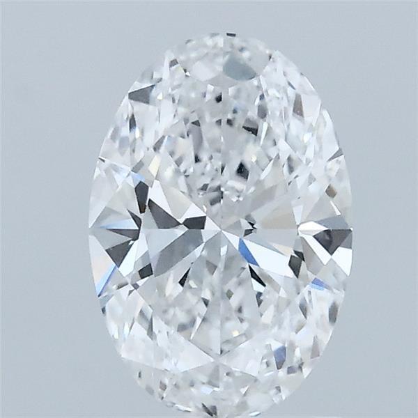 1.09 Carat Oval Lab Grown Diamond, Excellent Polish, D Color, VVS2 Clarity
