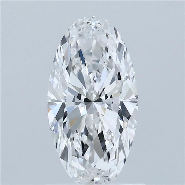 1.09 Carat Oval Lab Grown Diamond, Excellent Polish, E Color, VVS2 Clarity